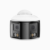 ACD500 - Telecamera videosorveglianza analogica 3K, doppio obiettivo, panoramica 180°, visione notturna intelligente Dual Light, audio bidirezionale, protezione IP67