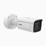 SLPR200 - 2MP ANPR IR Varifocal Bullet Network Camera, License Plate Recognition, BSI Sensor, Color Night Vision, 8-32 mm Motorized Lens, IK10 Vandal-Resistant, Built-in Mic