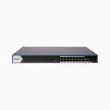 Switch PoE+ Gigabit a 16 Porte 1000Mbps (230W Totali) – Fino a 30W per Porta, Capacità di Switching 36Gbps, Protezione da Sovratensioni 6KV, Switch di Rete Layer 2 Non Gestito per Telecamere IP