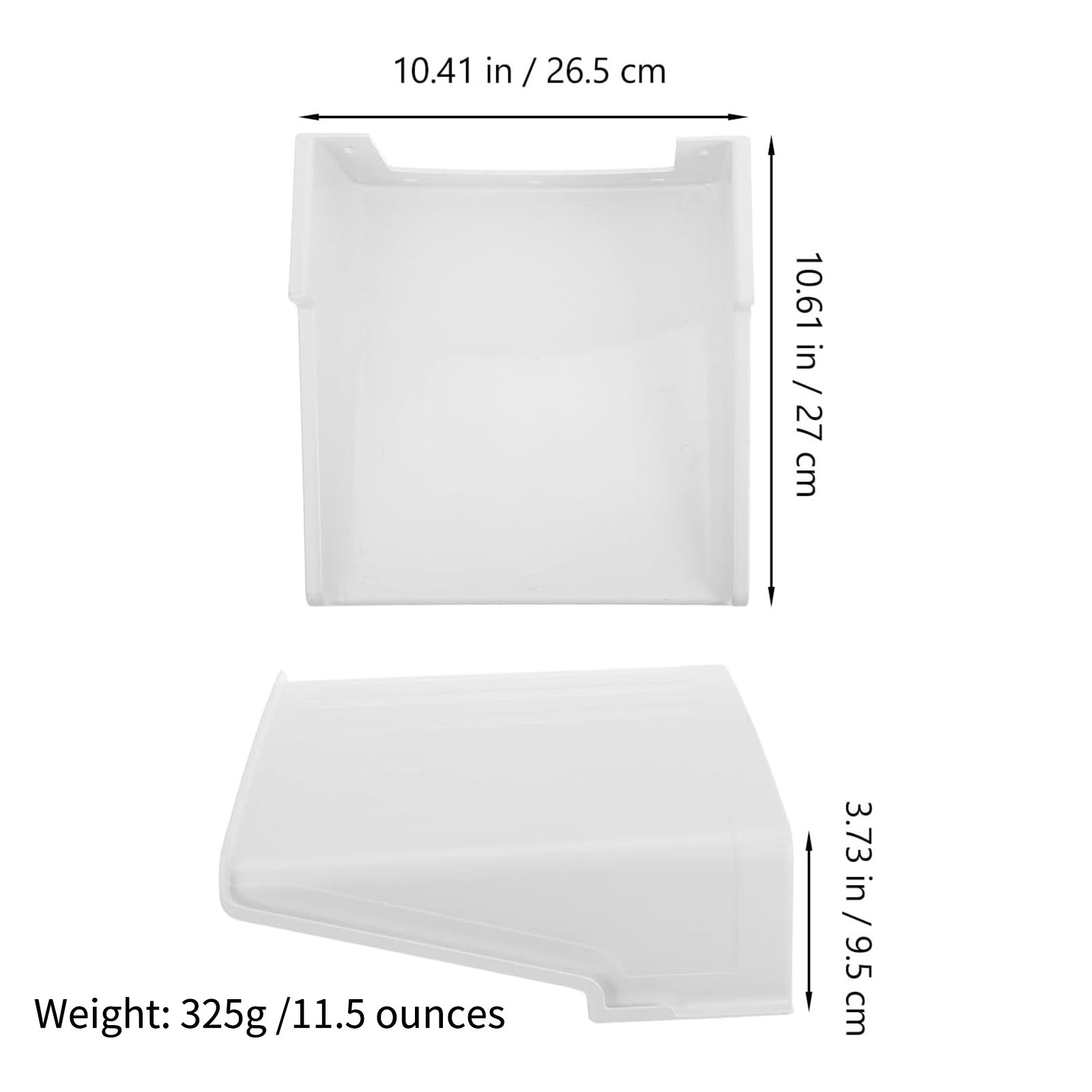 Confezione da 4 Coperture Universali Parasole e Parapioggia per Telecamera da Esterno Dome/Bullet SANNCE/ANNKE/Hikvision/Nest/Ring/Arlo – Bianco