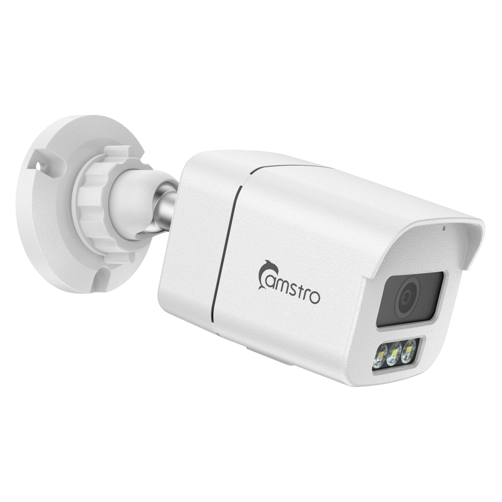 8MP IP Cameras, Color Night Vision, Two-Way Audio Intercom, IP67 Weatherproof