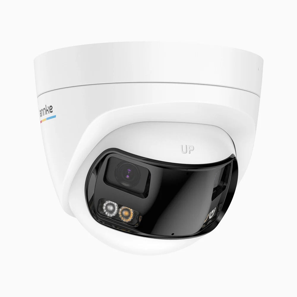 ACD500 - Telecamera videosorveglianza analogica 3K, doppio obiettivo, panoramica 180°, visione notturna intelligente Dual Light, Microfono Incorporato, protezione IP67