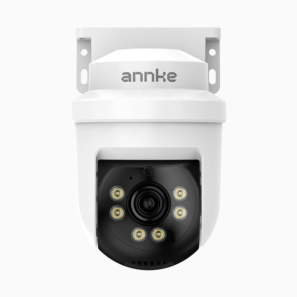 APT500 - Telecamera a cupola CCTV cablata 5MP, panoramica a 350° e inclinazione a 90°, visione notturna IR da 100 m, resistente alle intemperie IP65