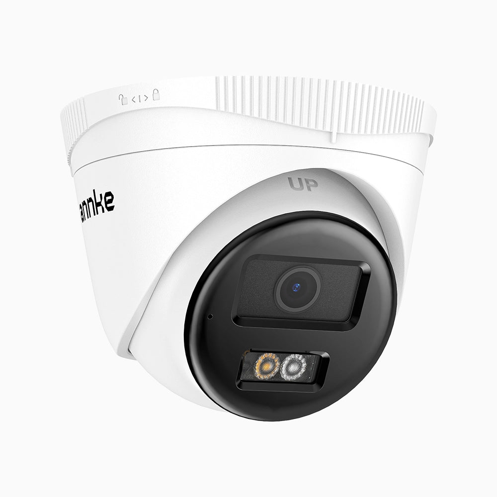 C500 - Telecamera IP PoE esterno 3K, Visione notturna intelligente a doppia luce, 3072 × 1728 @ 20 fps, rilevamento intelligente di persone e veicoli, microfono integrato, IP67