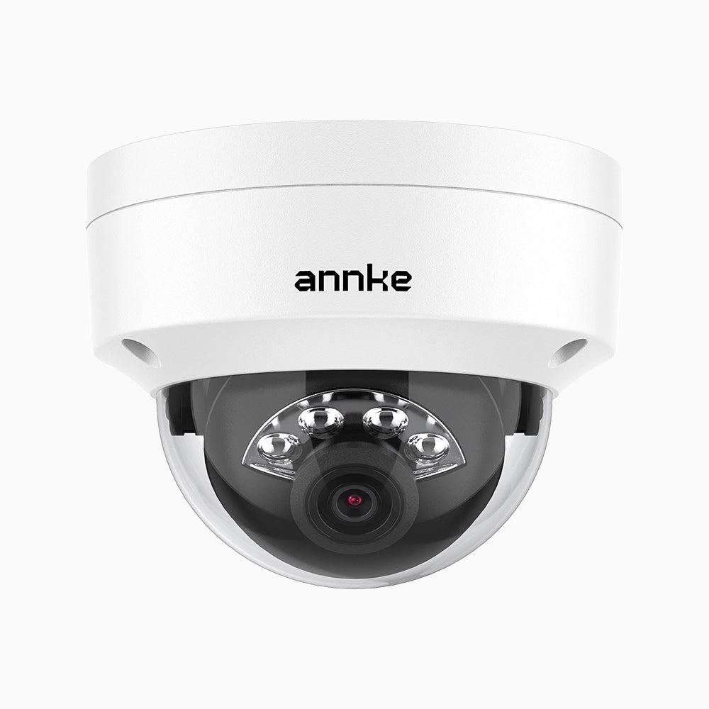 C500D - Telecamera IP antivandalo PoE esterno 3K, visione notturna a colori e IR, 3072 × 1728 a 20 fps, rilevamento intelligente di persone e veicoli, microfono integrato, IP67