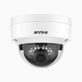 C500D - Telecamera IP antivandalo PoE esterno 3K, visione notturna a colori e IR, 3072 × 1728 a 20 fps, rilevamento intelligente di persone e veicoli, microfono integrato, IP67