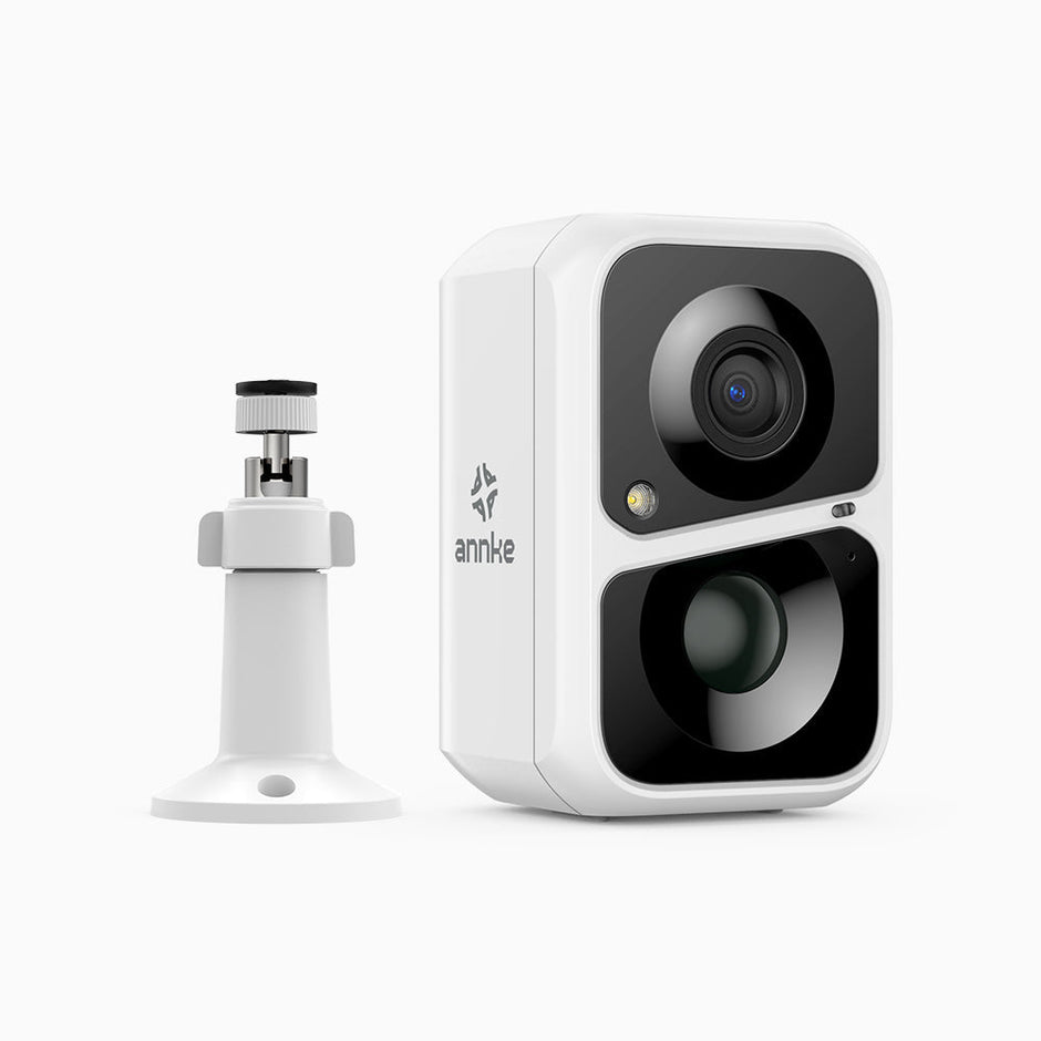 Septekon 2 Telecamere WiFi Solari 2K Per Esterni - 360° PTZ, Batteria, Faretto E Sirena, Visione Notturna A Colori, IP66