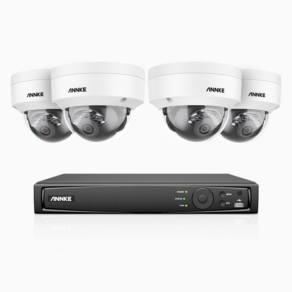 H500 Kit de surveillance PoE 5MP 8 canaux 4 caméras - Boutique ANNKE H500 Kit de surveillance PoE 5MP 8 canaux 4 caméras - Boutique ANNKE