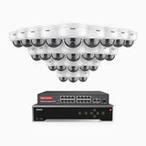 H800 - Sistema di telecamere di sicurezza PoE Ultra HD da 8 MPX 4K a 24 canali