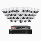 H800 - Sistema di telecamere di sicurezza PoE Ultra HD da 8 MPX 4K a 32 canali