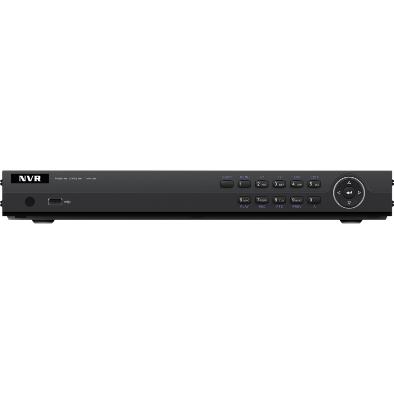 ANP800 - 4K 8 Channel H.265+ PoE NVR, Max 160 Mbps Outgoing Bandwidth, 2CH 4K Decoding Capability, Supports IPC with Human & Vehicle, Perimeter Detection, Dual Hard Drive Bays