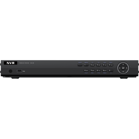 ANP1600 - NVR PoE 4K con 16 Canali H.265+, Larghezza di banda in uscita fino a 160 Mbps, Capacità di decodifica 2CH 4K, Supporta IPC per rilevazione umana e veicoli, Rilevamento perimetrale, Due slot per hard disk