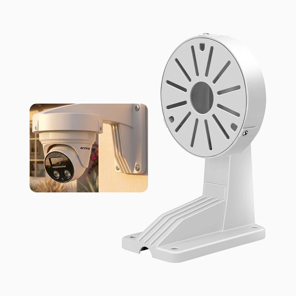 Staffa di montaggio per telecamera di sicurezza, in metallo resistente, installazione a parete o soffitto, per telecamere turret, dome e bullet, compatibile con telecamere di sicurezza standard