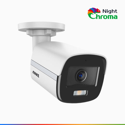 NightChroma<sup>TM</sup>  NCA500 - Telecamera di Sicurezza TVI 3K, visione notturna a colori Acme, Risoluzione 2960 × 1665, Apertura f/1.0 (0.001 Lux), Microfono Integrato, IP67, Versione Aggiornata