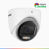 NightChroma<sup>TM</sup>  NCA500 - Telecamera di Sicurezza TVI 3K, visione notturna a colori Acme, Risoluzione 2960 × 1665, Apertura f/1.0 (0.001 Lux), Microfono Integrato, IP67, Versione Aggiornata