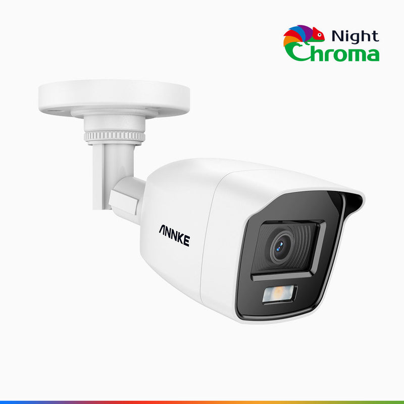 NightChroma<sup>TM</sup> NCA200 - elecamera di Sicurezza PoE IP Acme 1080p Visione Notturna Full Color con Straordinaria Apertura f/1.0, 0.001 Lux, 121° FoV, Allineamento Attivo