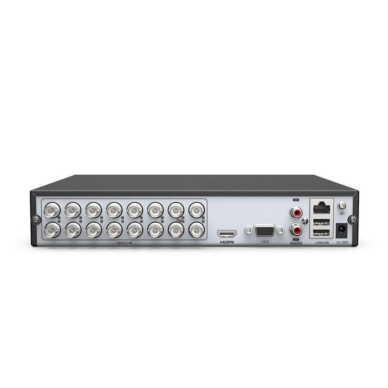 Registratori Video Digitali CCTV Lite Super HD 5 MPX 16 Canali All-in-One, Rilevamento di esseri umani e veicoli