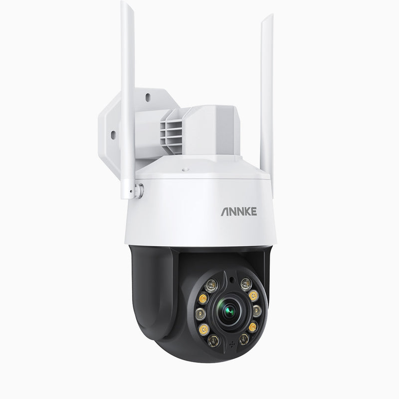 WZ500 - Telecamera di sicurezza wireless 5 MPX, Zoom ottico 20X, visione notturna a infrarossi di 328 piedi, rilevamento umano AI e tracciamento automatico, audio bidirezionale