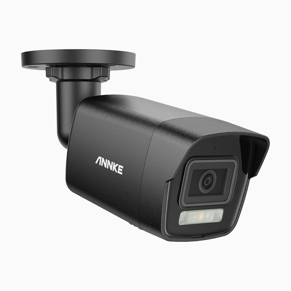 C500P - Telecamera IP PoE esterno 3K, visione notturna a colori e IR, risoluzione 3072*1728, apertura f/1.6 (0.005 lux), rilevamento umano e veicoli, microfono integrato, IP67