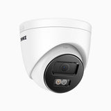 C1200 - Telecamera IP PoE esterno 4K 12MP, visione notturna a colori e IR, Rilevamento umano e veicolare, H.265+, Microfono integrato, Archiviazione locale fino a 512 GB, IP67